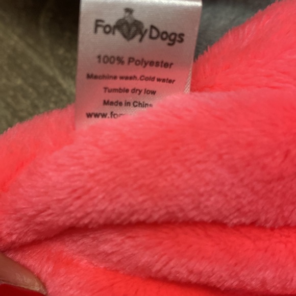 Pink dog sweat suit see chart for size - Picture 7 of 9